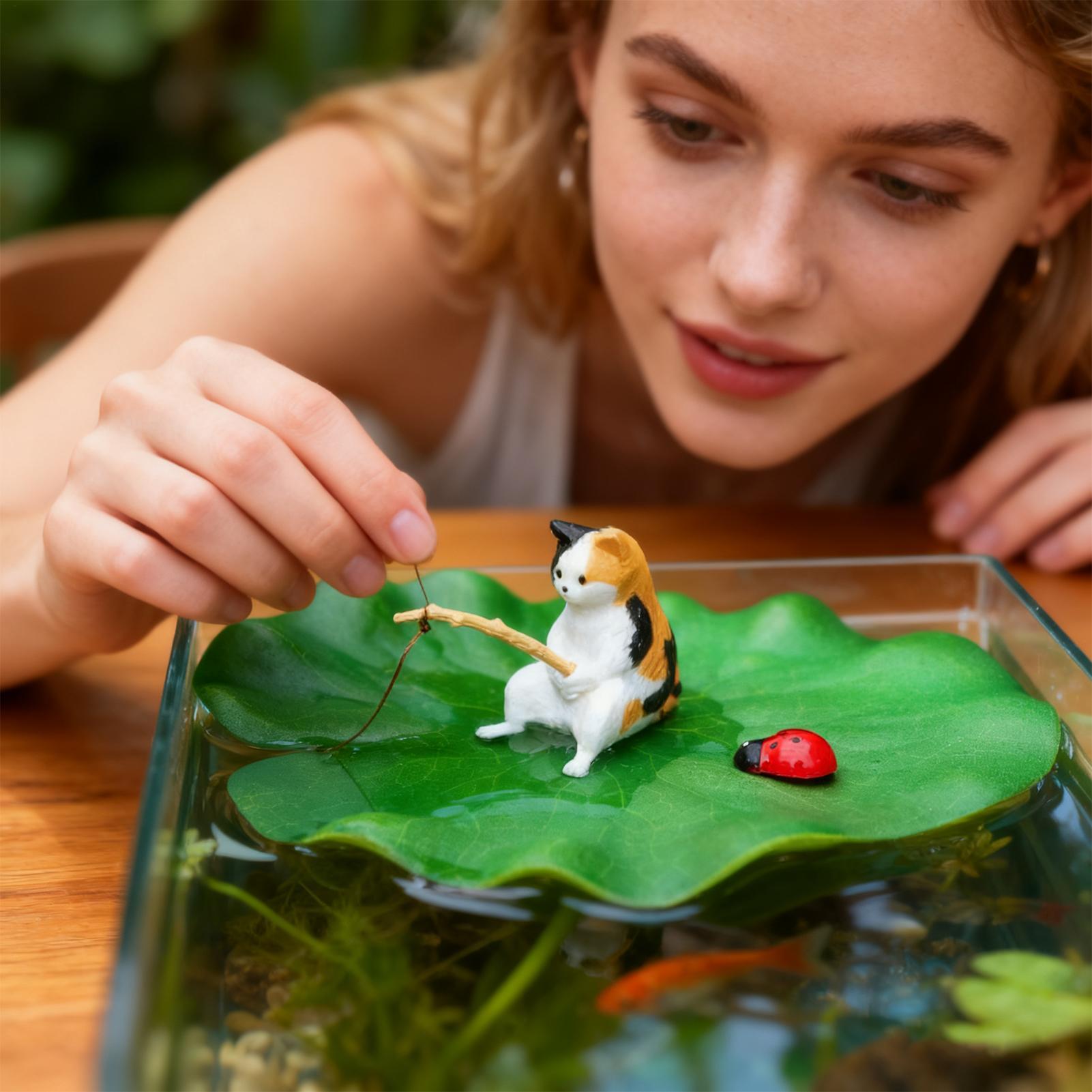 Aquarium Decor Floating Cat Fi - Aquarium Fish For Beginners ulasan dan harga