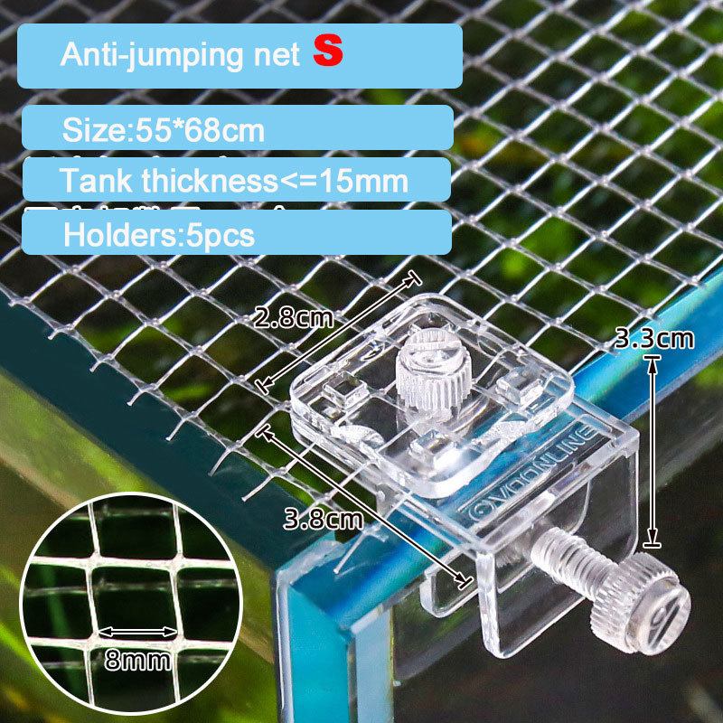 Anti Jump Net Fresh Seawater F - Aquarium Fish Escape ulasan dan harga