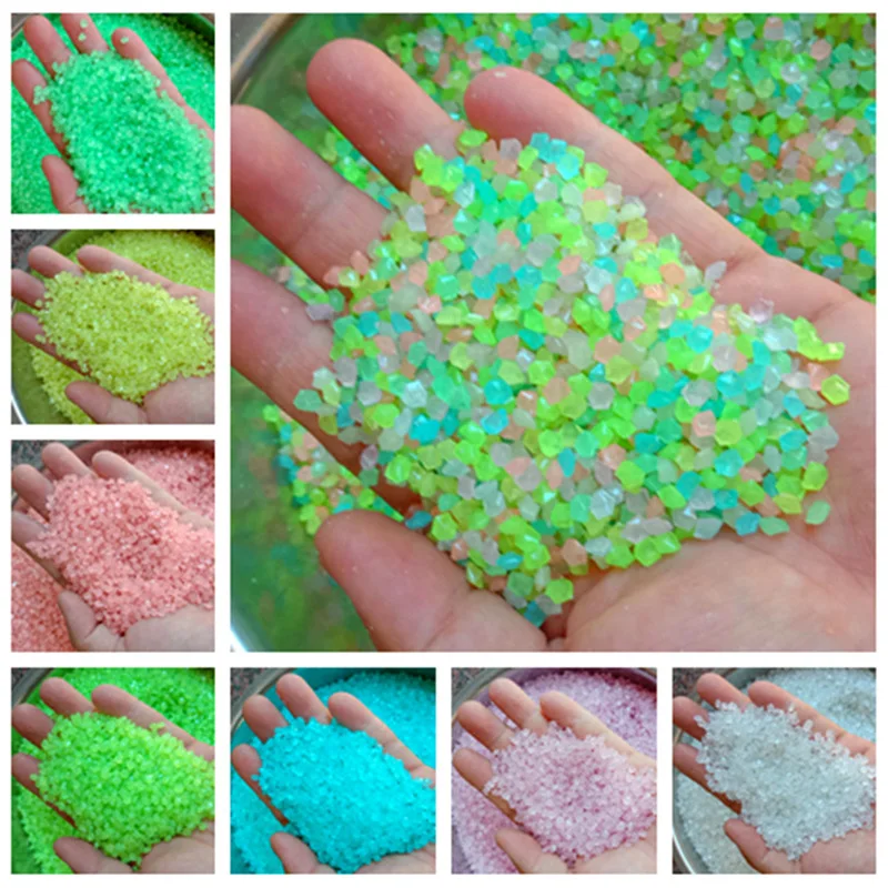 2000Pcs 3-5mm Luminous Sand Gl - Aquarium Fish Glow In The Dark ulasan dan harga