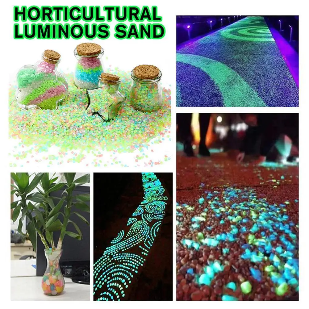 2000Pcs 3-5mm Luminous Sand Gl - Aquarium Fish Glow In The Dark ulasan dan harga