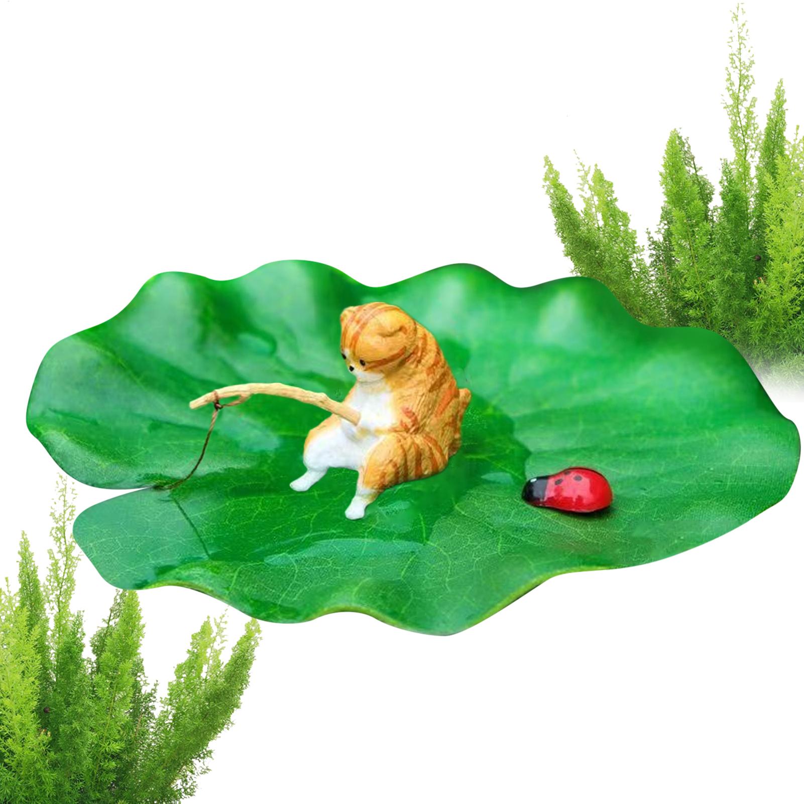Mini Floating Cat Fishing Lotu - Aquarium Fish Escape ulasan dan harga