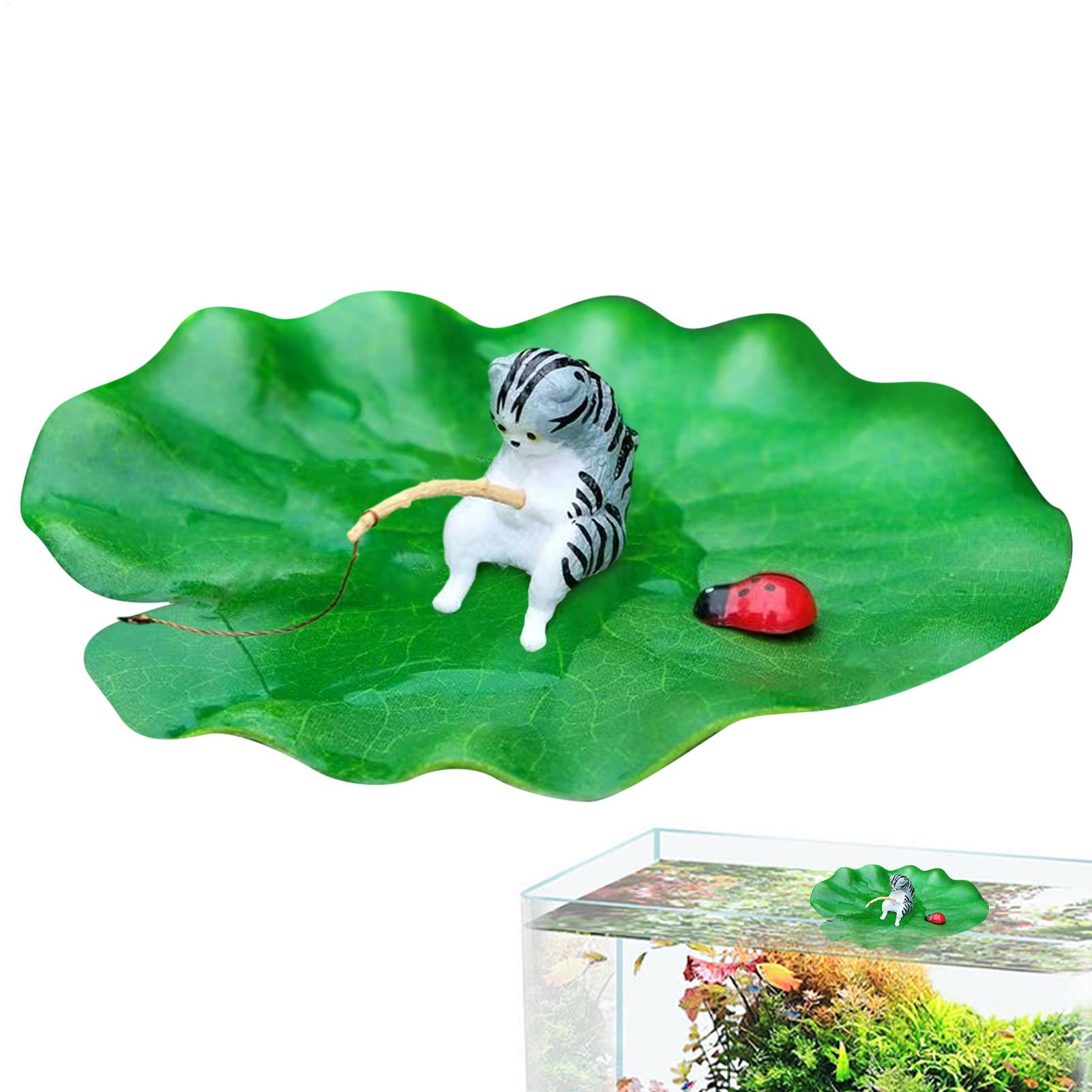 Mini Floating Cat Fishing Lotu - Aquarium Fish Escape ulasan dan harga