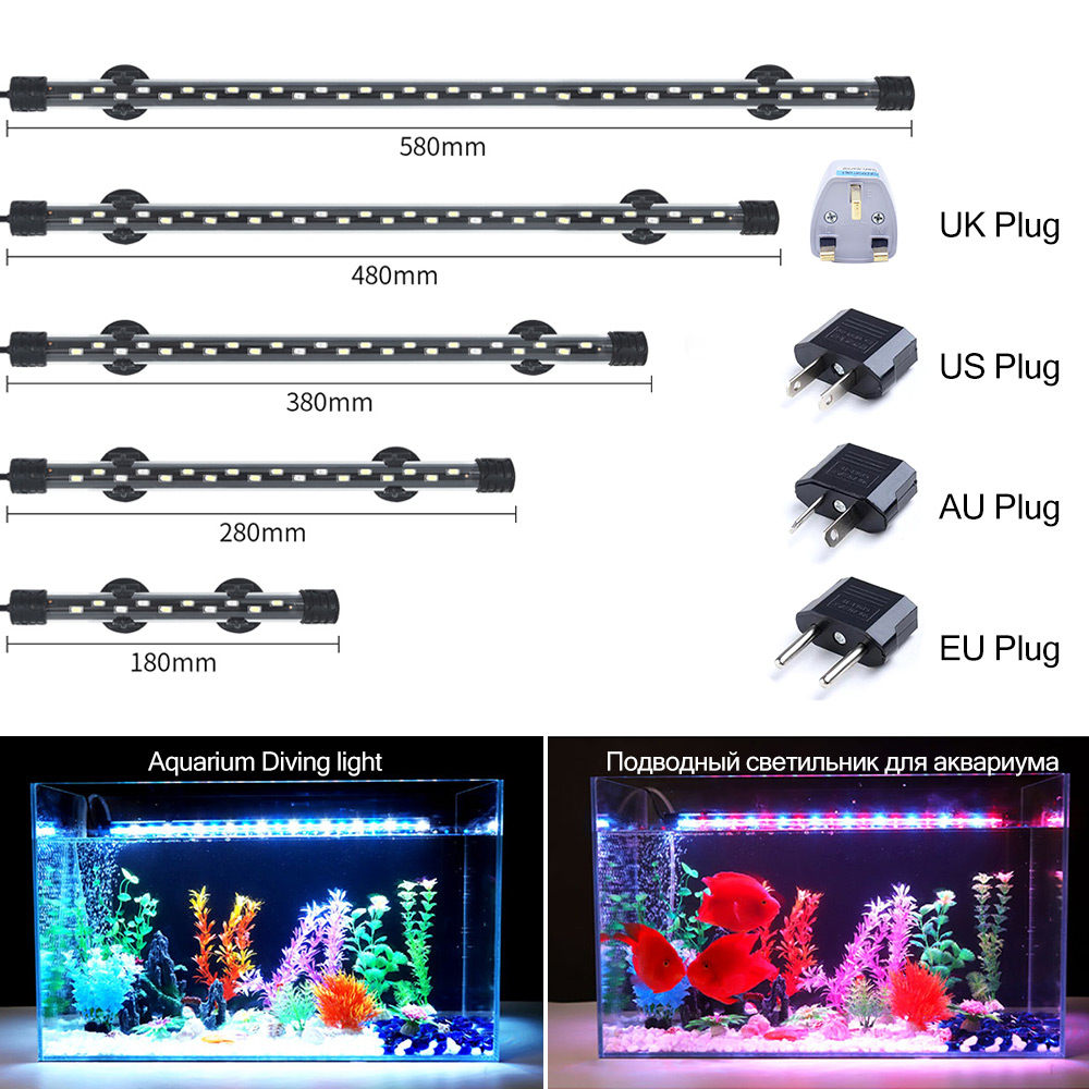 90-260V Aquarium Light LED Wat - Aquarium Fish Lamp ulasan dan harga