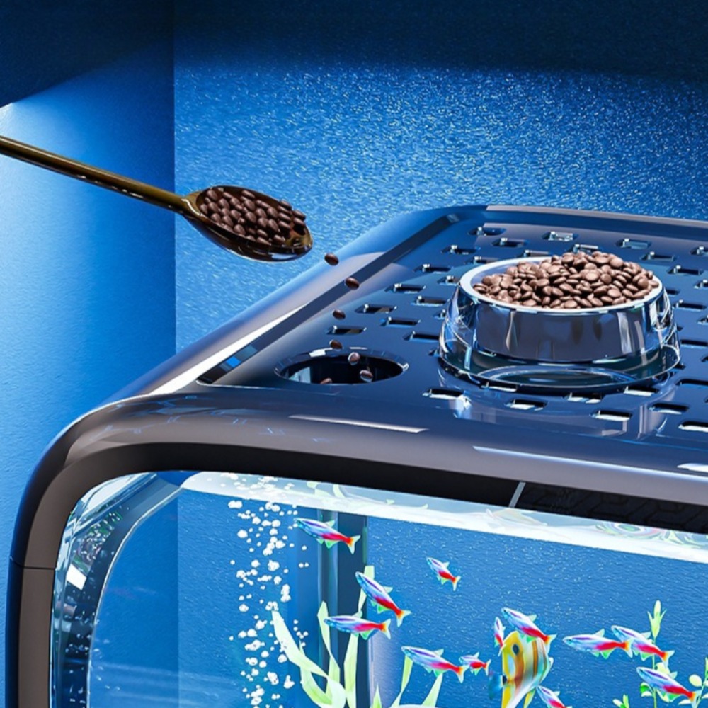 Transparent Luxury Fish Tank D - Aquarium Fish Goldfish ulasan dan harga