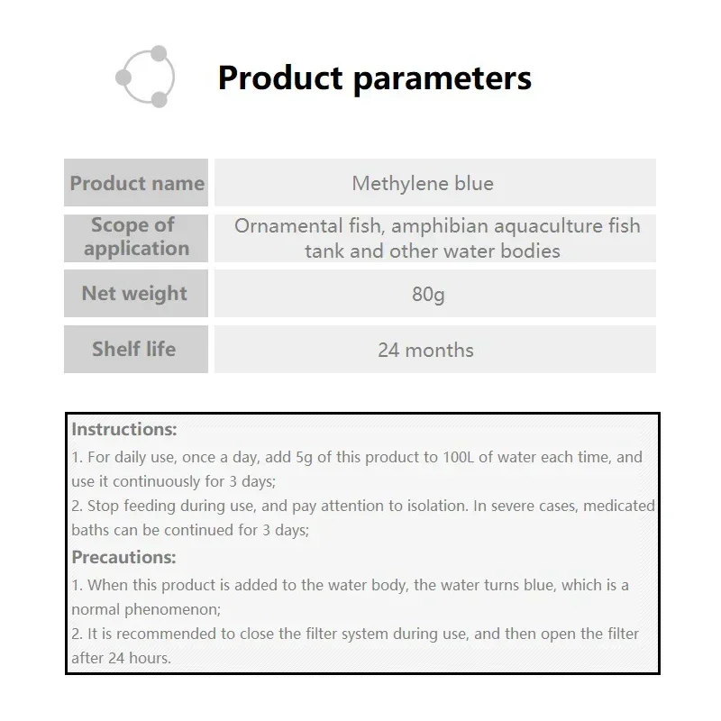 Methylene Blue Ornamental Fish - Aquarium Fish Parrot ulasan dan harga