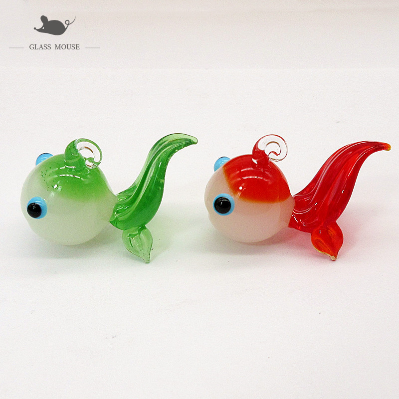 Custom Jade Color Handmade Mur - Aquarium Fish Goldfish ulasan dan harga