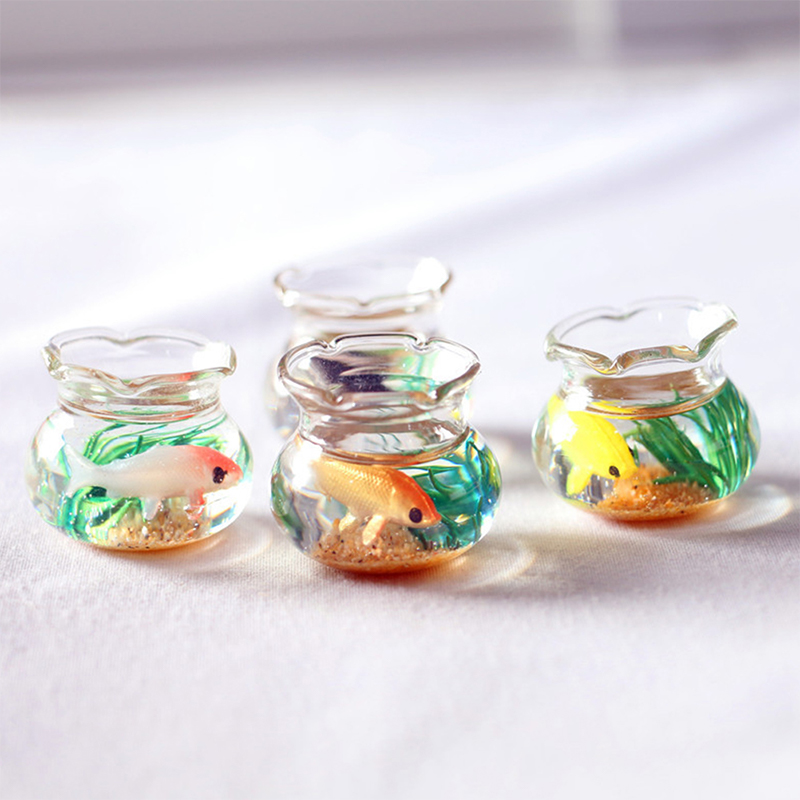 Home Ornament Doll House Decor - Aquarium Fish Types ulasan dan harga