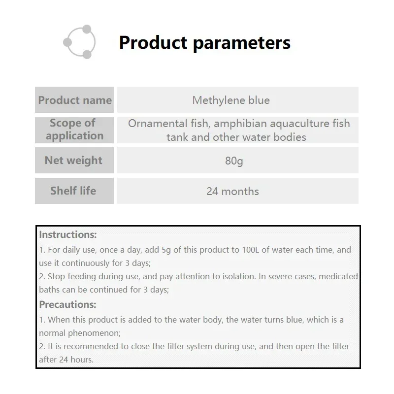 Methylene Blue Ornamental Fish - Aquarium Fish Parrot ulasan dan harga
