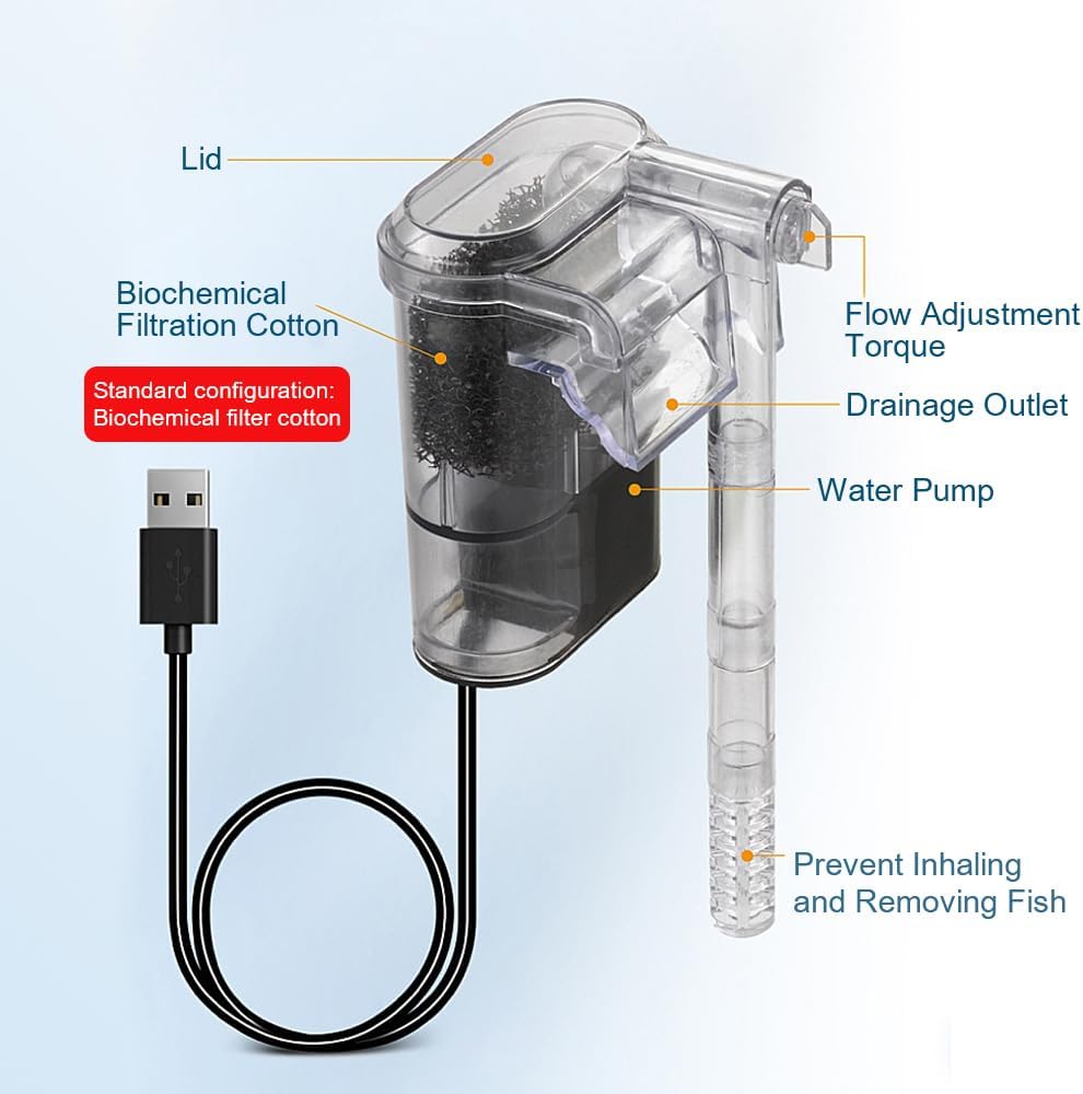 New Aquarium Hanging Filter Mi - Aquarium Fish For Beginners ulasan dan harga